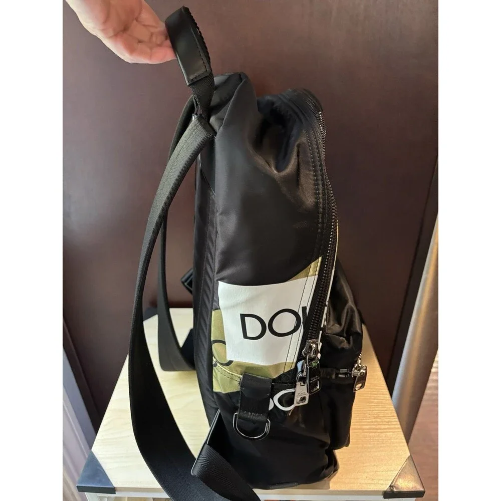NEW Auth Dolce & Gabbana Unisex Men’s Womens Logo Tape LUXURY Backpack COA $1460